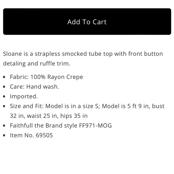 FAITHFULL THE BRAND Sloane Top and Clemence Pants Set - XS - EUC - Picture 9 of 9